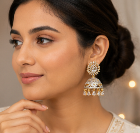 Gold Royal Radiance Jhumka
