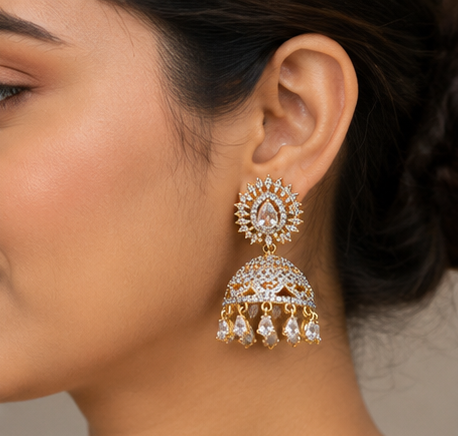 Gold Royal Radiance Jhumka