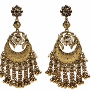 Noor Chand Tassel Statement Earrings